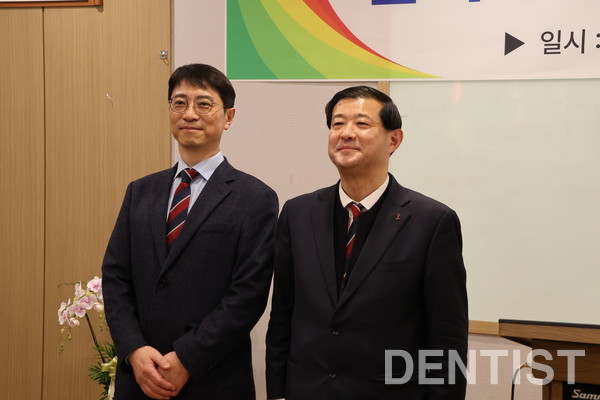 ▲ (좌)이선장 부회장 예비후보, (우) 김욱 회장 예비후보