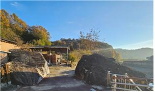 ▲ 거북바위인 장암과 우암