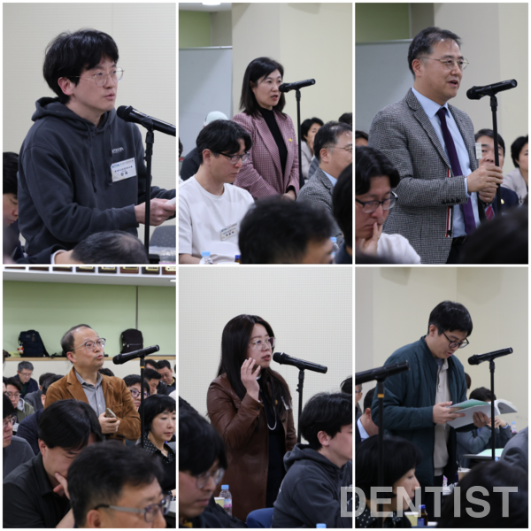 ▲ 대의원들이 상정 안건에 대한 의견을 개진했다.